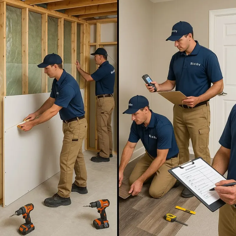 Repairs and Reconstruction process in Booker, TX