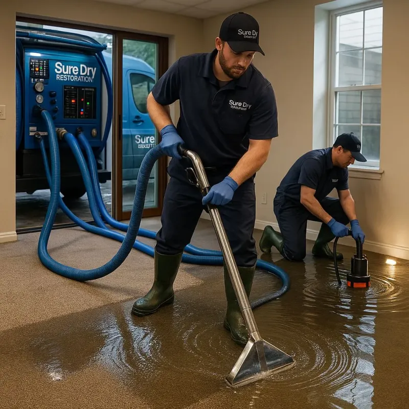 Water Extraction and Removal process in Booker, TX